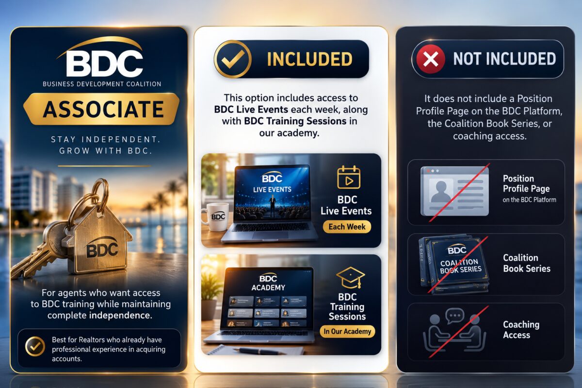 BDC Associate: Stay Independent, Grow with BDC